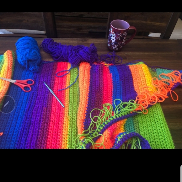 crochet shawl - Picture 4 of 4